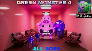 Green Monster 4 All Boss || Full Gameplay Banban 4 screenshot 5