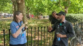 The Question She Simply Couldn't Answer! Hashim speakers Corner