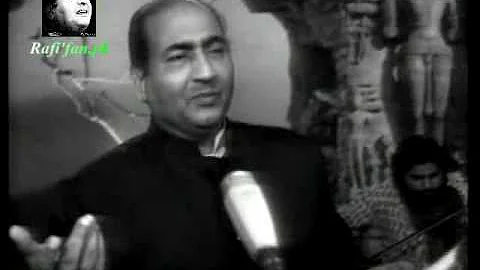 Suhani Raat Dhal Chuki - Mohammad Rafi Live With N...