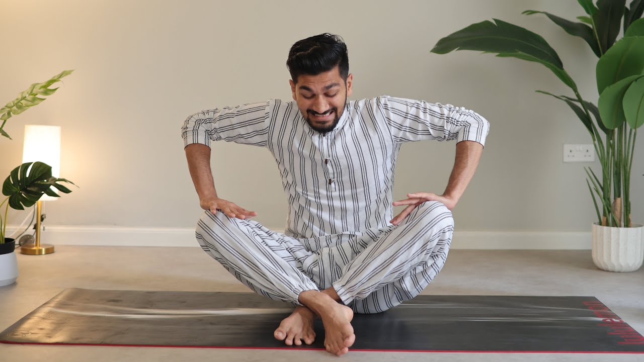 10 min stretching routine for your hips | cross leg position | YashYoga.