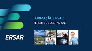 Formação ERSAR: Reporte de Contas 2017 - Pt 0.Início Resimi