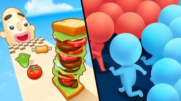 Sandwich Runner | Count Masters All Levels Gameplay Android,ios
