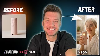 I Built an AI UGC Video Generator in 4 Hours (Bubble + N8N Tutorial) screenshot 1