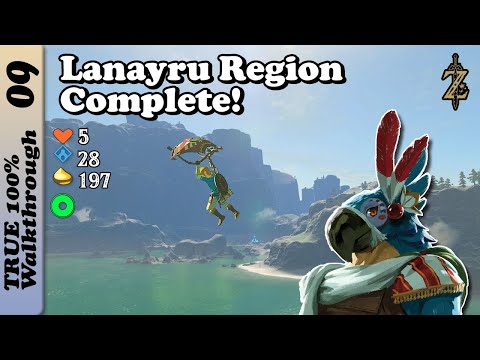 Lanayru Region Full 100% Completion Walkthrough Zelda Breath of The Wild | BotW
