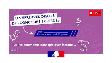 Les oraux des concours externes des Finances publiques