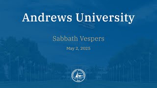 Spring 2025 | Sabbath Vespers