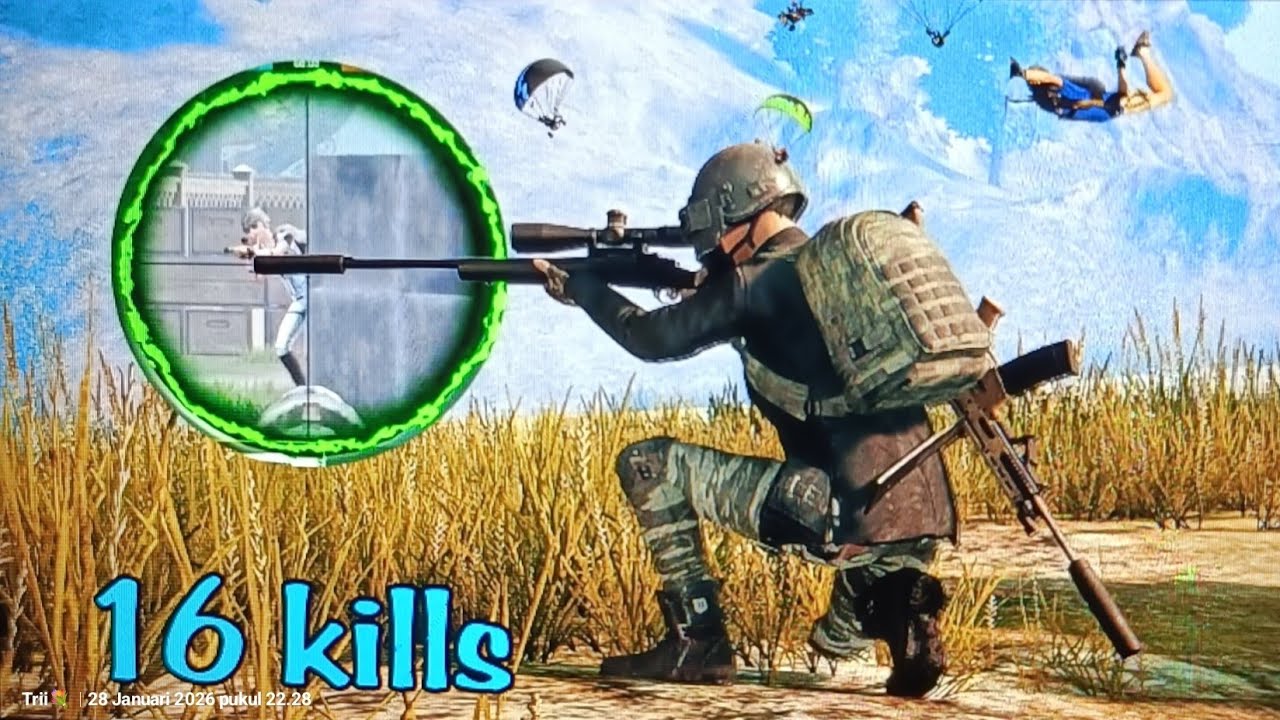 16 убийств! Самая продвинутая снайперская винтовка пронзает сердце врага, самое мощное оружие месяца