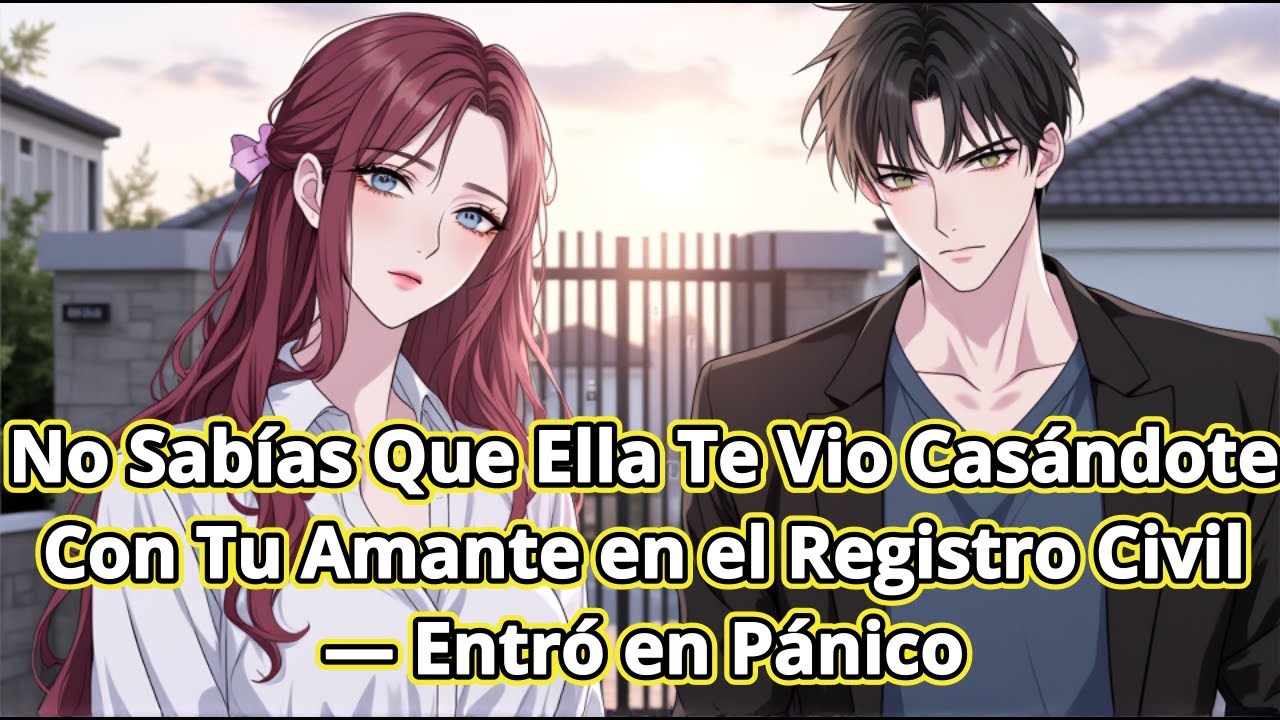 No Sabías Que Ella Te Vio Casándote Con Tu Amante en el Registro Civil — Entró en Pánico