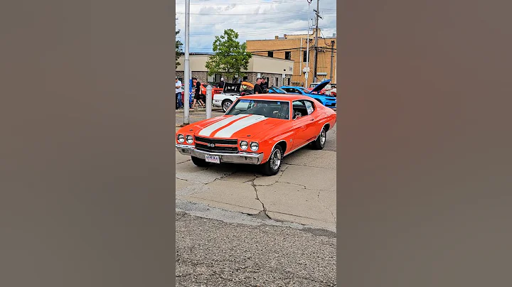 1970 Chevrolet Chevelle SS Classic Car Drive By Engine Sound Rockin' Rods Rochester 2024