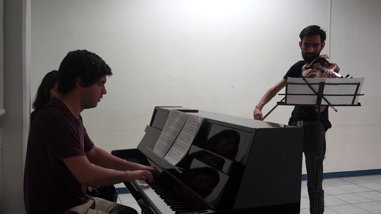 Violín-piano sonata en Fa menor, Op. 4, MWV. Felix Mendelssohn.