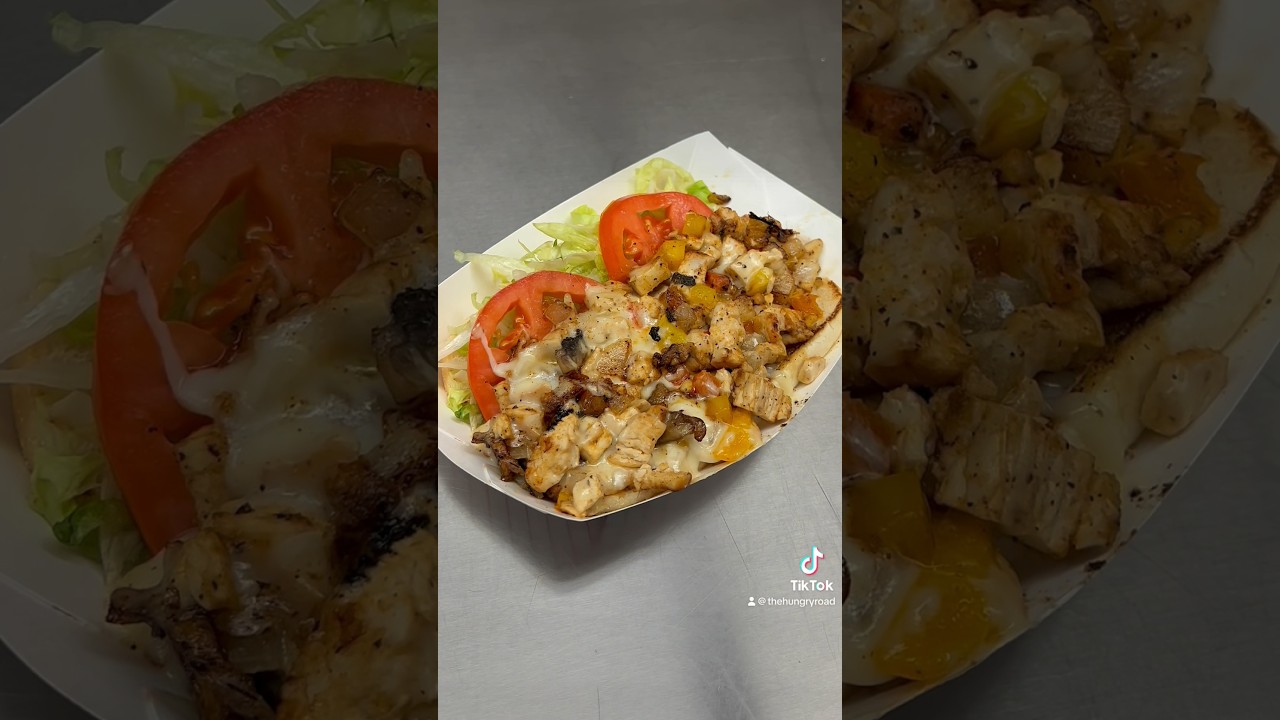 Oversized Chicken Philly Cheesesteak From The Break Room Café 1240! Cleveland, OH