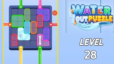 Water Out Puzzle Level 28 walkthrough solution 