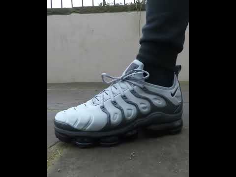 Nike Mens Vapormax Plus Wolf Grey On Feet