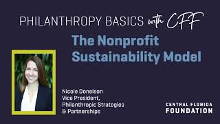 Understanding The Nonprofit Sustainability Model