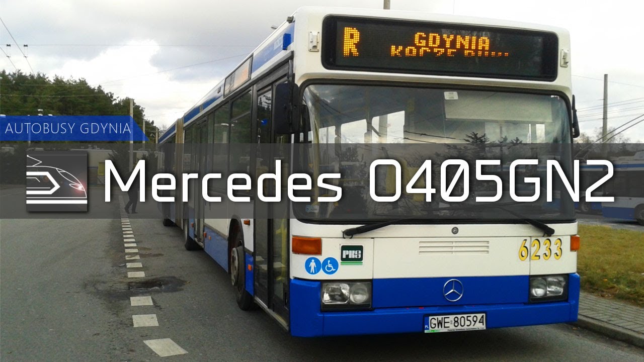 Mercedes O405GN/O405GN2 - Ostatnie dni na linii R w Gdyni -