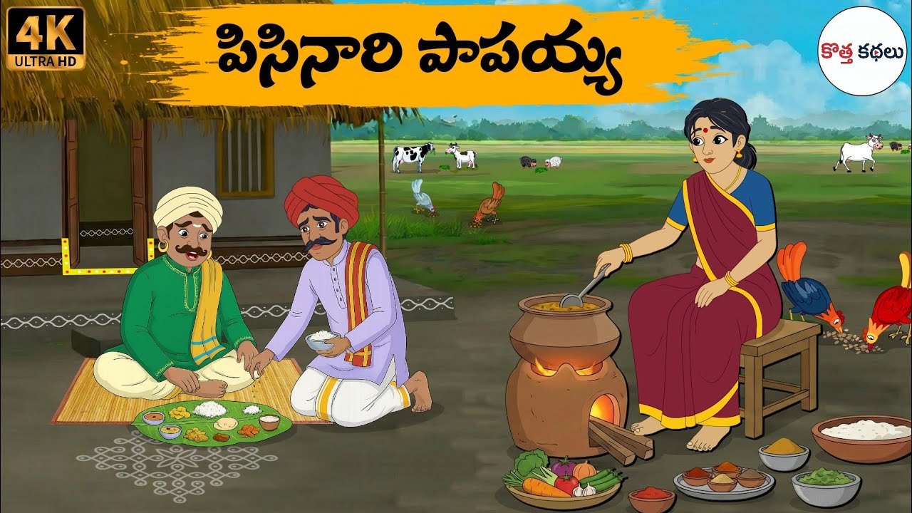 Telugu Stories - పిసినారి పాపయ్య - moral stories in telugu - Neethi kathalu - Kotha Kathalu
