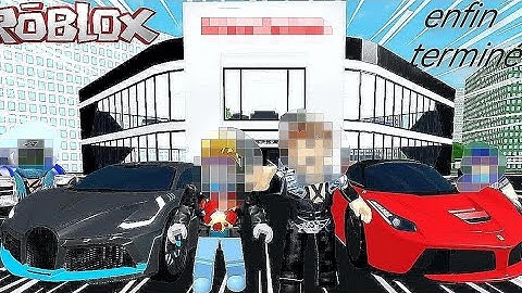 j'ai enfin terminé mon garage sur roblox