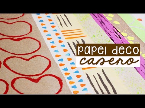 Cómo hacer Papel Decorativo [ Tu propio papel para scrapbook ] sin imprimir  ✎ Craftingeek 