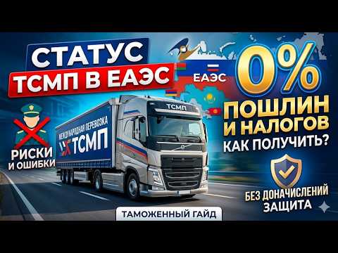 Статус ТСМП в ЕАЭС: как получить 0% пошлин и избежать доначислений