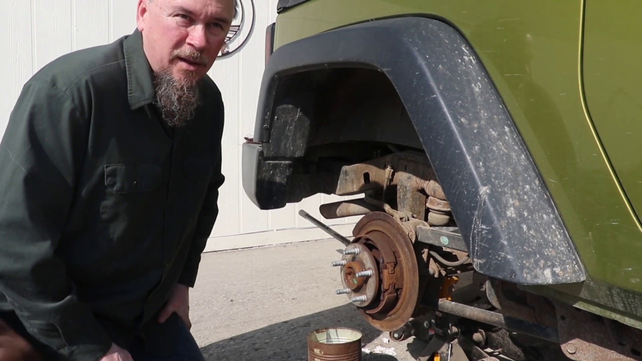 2007 Jeep Wrangler Rubicon catastrophic rear brake failure and repair