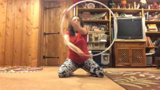 Hoop dance floor work
