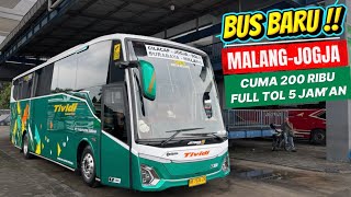 Download Lagu LUAR BIASA‼️ MALANG-JOGJA FULL TOL CUMA 200 RIBU HANYA 5 JAM’AN NAIK BUS BARU TIVIDI GOLD CLASS MP3