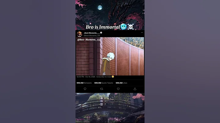 || ☆Bro is Immortal 🥶☠️ || #animeshorts #animeedit #newanime #animelover