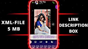Jodi Bou Sajo Go /😍/ New Romantic Chatting Xml File New Trend Song Status Video 🎧✨🥰 // #xml_file
