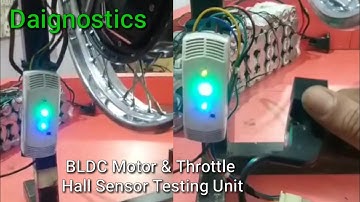How to check defective Hall Sensor of BLDC Motor and Throttle || #EVBasics
