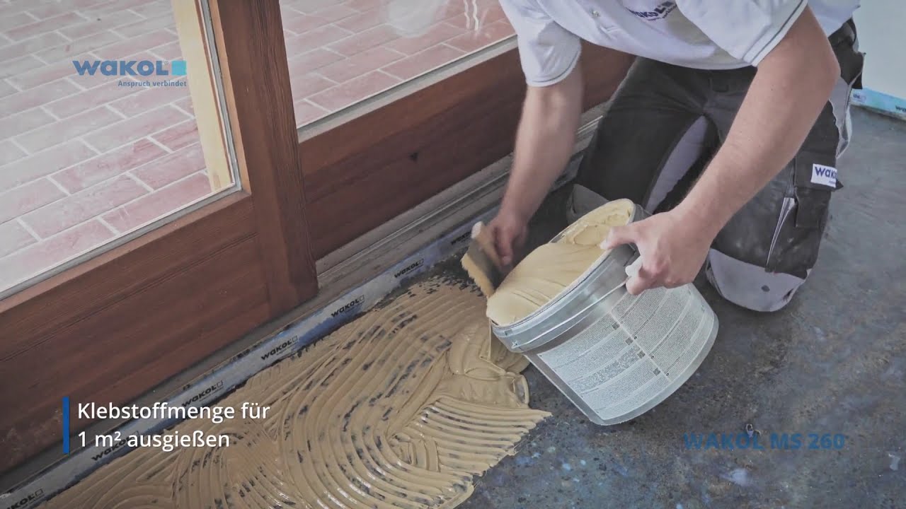 WAKOL MS 260 Parkettklebstoff, festelastisch - Parkett sicher verlegen - so geht's!