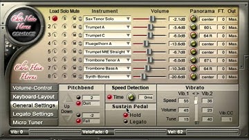 Chris Hein - Horns COMPACT Tutorial 5 - "General Settings"