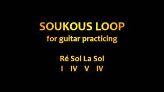 Soukous drums loop for guitar practicing chords