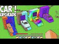 What's INSIDE the SECRET TUNNELS in Minecraft ? Which CAR IS BETTER ? NEW SECRET RAINBOW SUPERCAR !