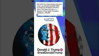 Trump celebrates 'BIG WIN' on trans sports #shorts #us #news #Foxnews #Trump