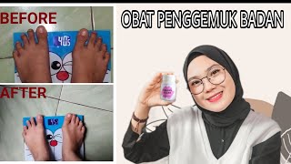 REVIEW OBAT PENGGEMUK BADAN RACIKAN FARMASI || ✨obat ampuh naik 5/7Kg sebulan Part 2