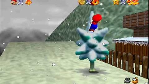 Black & White Backgrounds in Super Mario 64 (Gameshark Code)