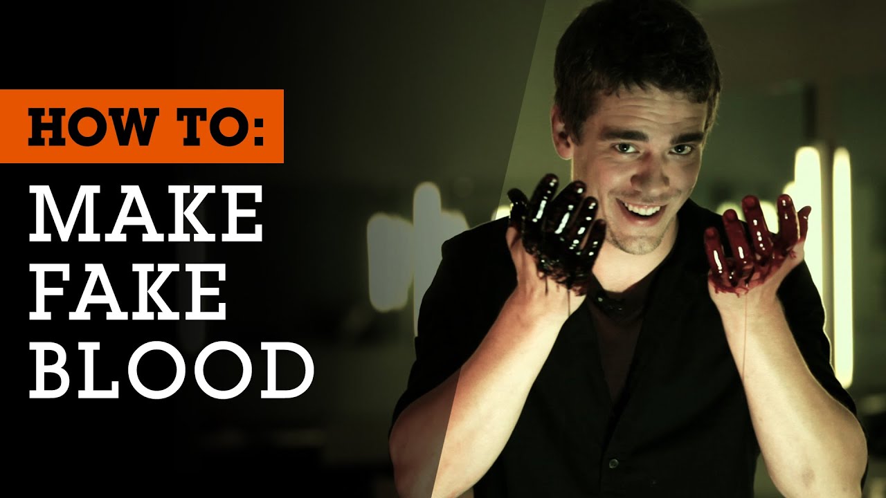 Make Realistic Fake Blood in 60 Seconds 