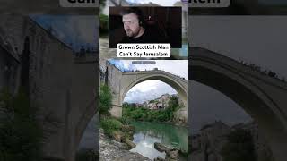 Scottish Man Can’t Say Jerusalem #shorts