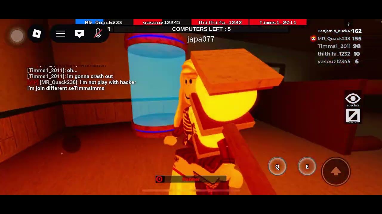Raw footage of me being accused for being a hacker, (bc i predicted their location and moves)