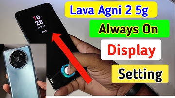 Lava agni 2 me always on display kaise kare / lava agni 2 5g me always on display kaise lagaye