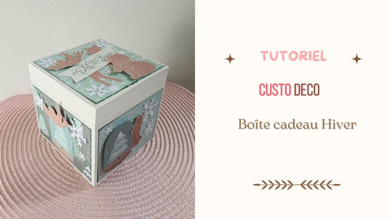 DIY Boite Cadeau Hiver @custodecotutos8698 #diy