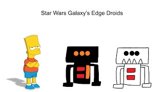 Draw with Bart Simpson: R5 Units (Star Wars Galaxys Edge)