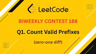 Q1. Count Valid Prefixes | Biweekly Contest 188