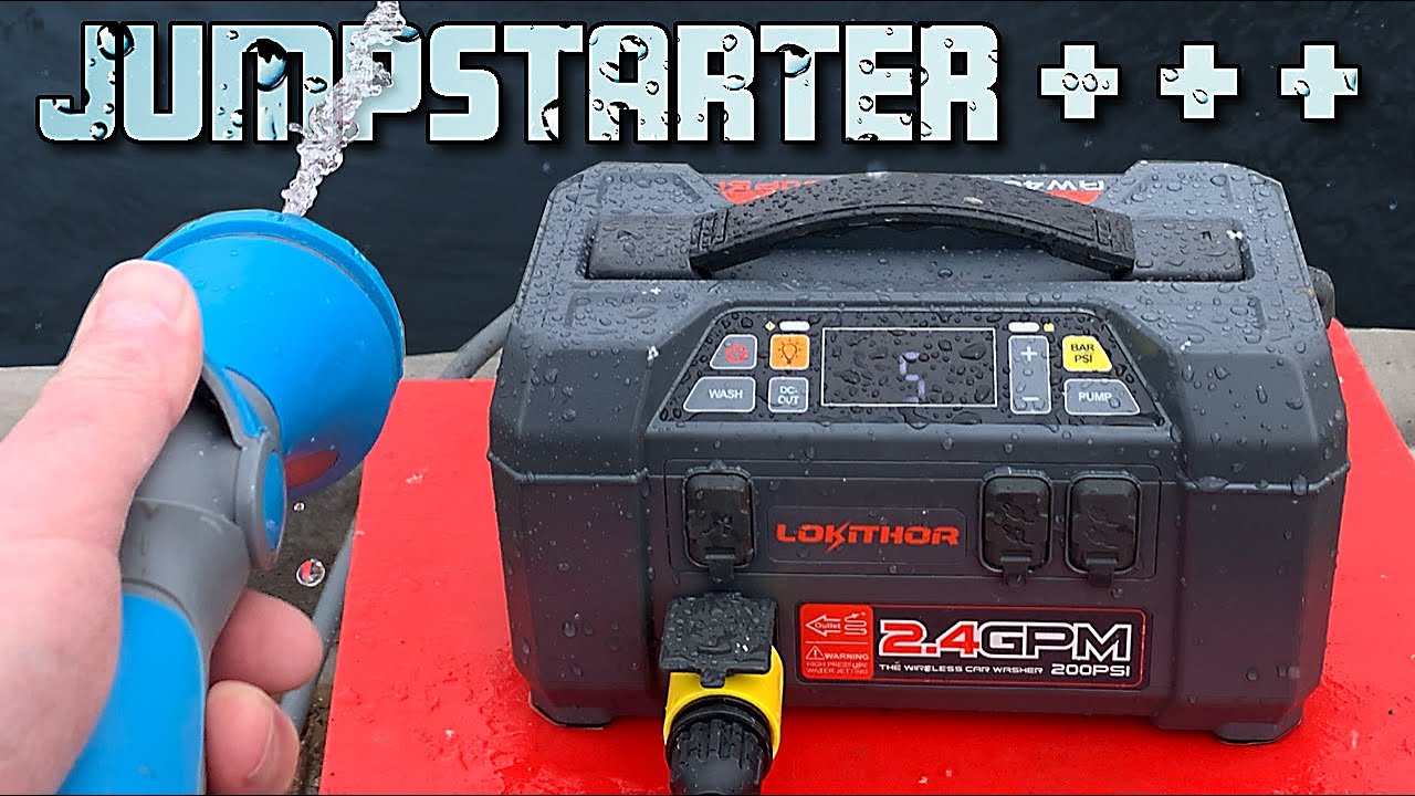 LOKITHOR AW401 2500A Jump Starter Air Compressor Review