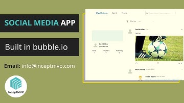 Social media app like Twitter built in bubble.io | low code/no-code app