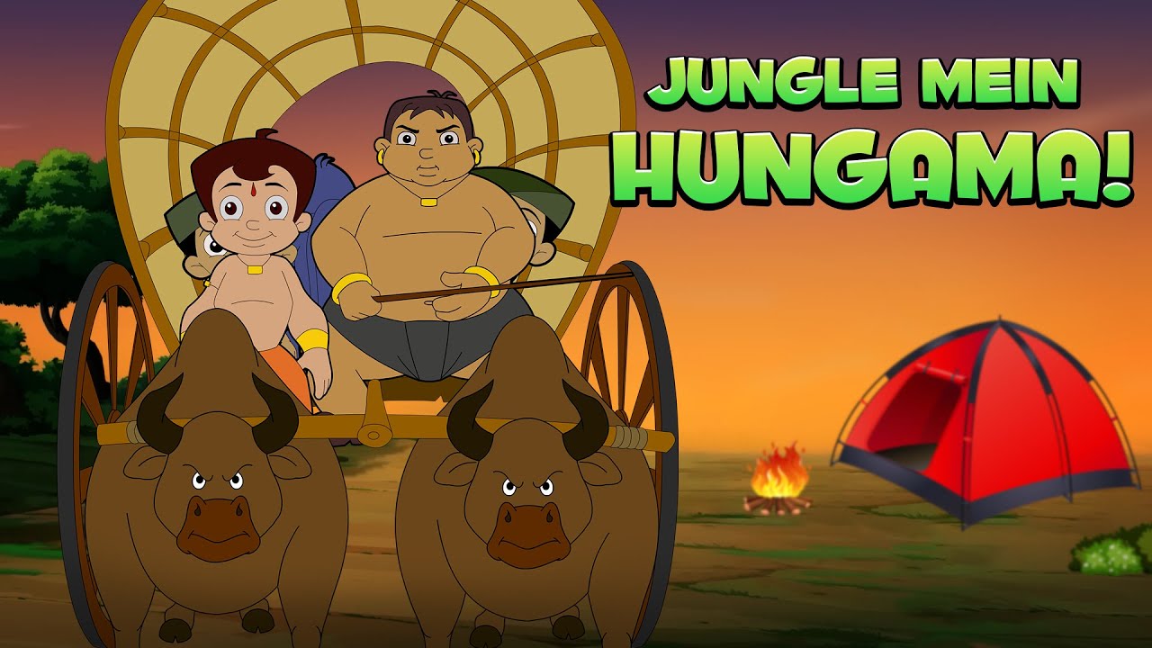 Chhota Bheem - Jungle Mein Hungama | Neeli Pahadi Ka Raaz | Cartoon Movies for Kids