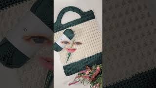 Matcha Cream Crochet Tot Bag - Free Pattern on Moogly!