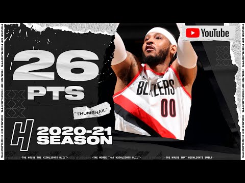 Carmelo Anthony 26 Points Full Highlights vs Timberwolves | March 13, 2021