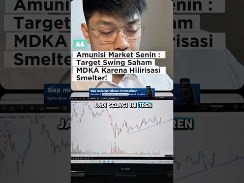 Amunisi Market Senin : Target Swing Saham MDKA Karena Hilirisasi Smelter!
