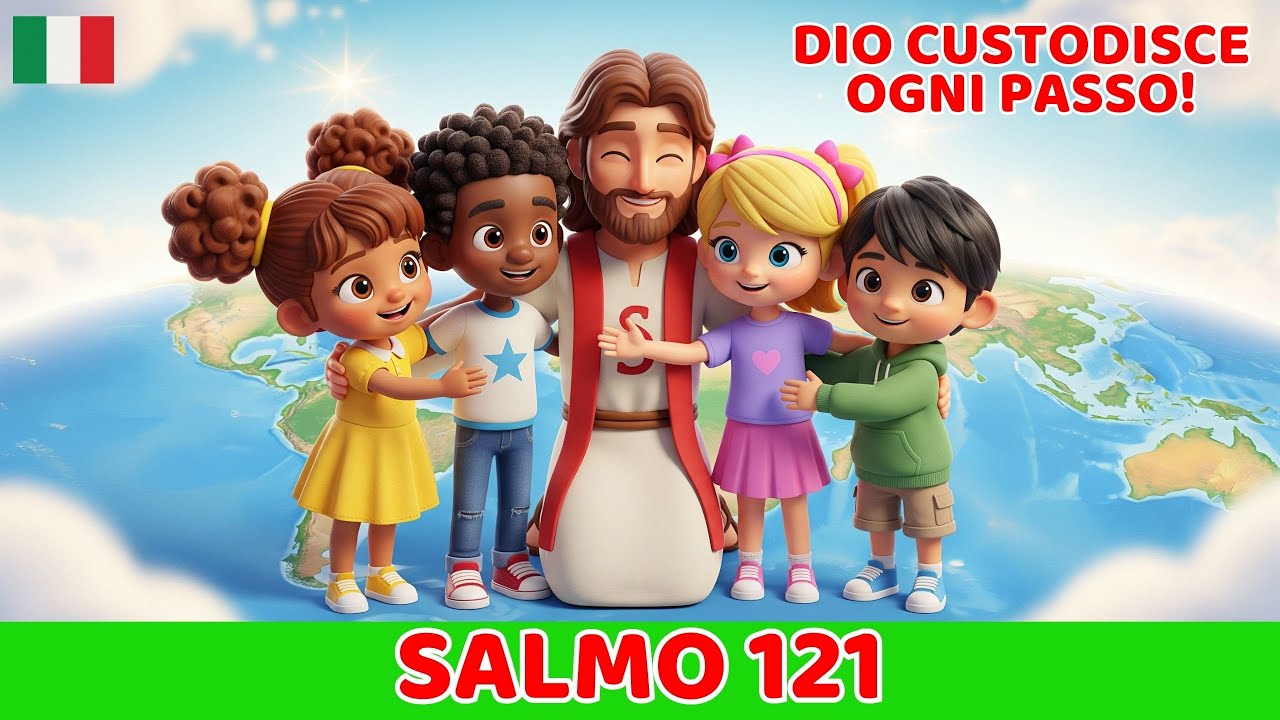Dio Custodisce Ogni Passo | Salmo 121 | Canzone Cristiana Allegra per Bambini